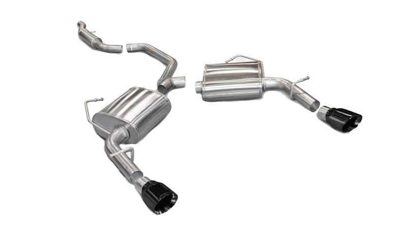 Dodge Avenger Performance Exhaust - CORSA Performance - Cat Back, Dual Rear Exit, Sport - Black - `11-`14